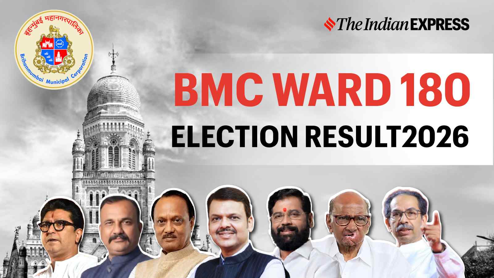 BMC Ward 180 Election Result 2026: Winner, Votes, Margin & Counting Update