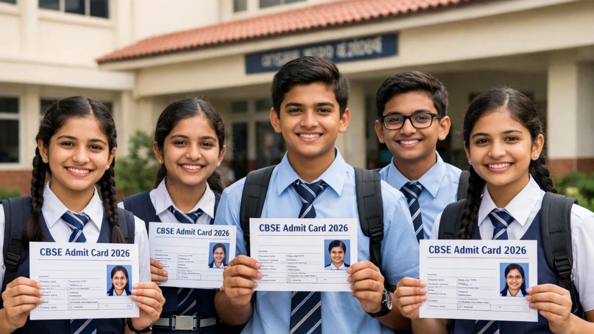 CBSE releases Class 10, 12 admit cards for Board Exams 2026 at cbse.gov.in