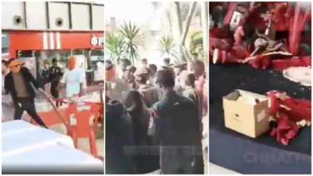 A New Year postcard from the Raipur mall vandalised by Bajrang Dal men