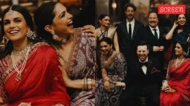 Deepika Padukone laughs her heart out as bridesmaid at her friend's wedding in New York