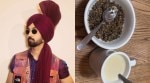 diljit has besan ka sheera during winter