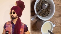 diljit has besan ka sheera during winter