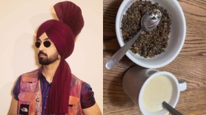 diljit has besan ka sheera during winter