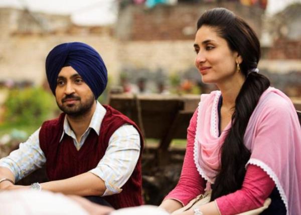 Diljit Dosanjh and Kareena Kapoor in Udta Punjab.