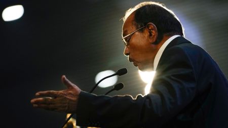 New Delhi: National Security Advisor Ajit Doval speaks during the 'Viksit Bharat Young Leaders Dialogue' at Bharat Mandapam, in New Delhi, Saturday, Jan. 10, 2026. (PTI Photo/Atul Yadav)(PTI01_10_2026_000041B)