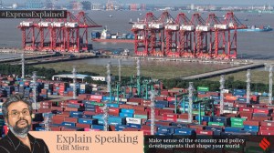 A container terminal in Shanghai on January 14, 2026. AP