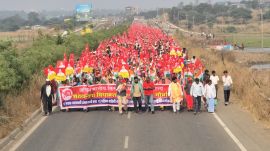 farmers march nashik mumbai