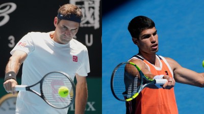 Roger Federer has ruled out taking over as a full-time coach to Carlos Alcaraz (AP Photo)