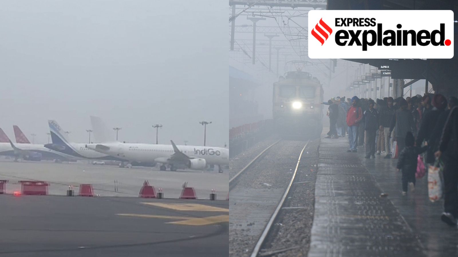 indianexpress.com - Sukalp Sharma - Fogged out: How Railways and airlines tackle fog-induced disruptions