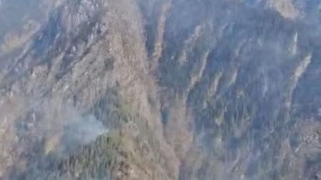 The fire was reported in the forest situated between the Lakshman Ganga and Alaknanda rivers near the UNESCO World Heritage site.