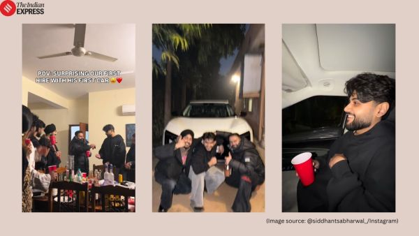 Delhi startup founders gift car to employee