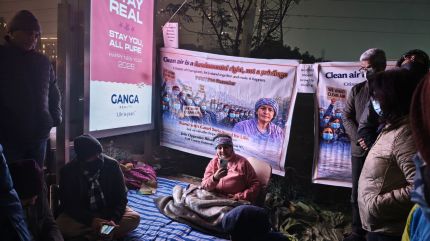 While flagging the inadequate protests against the failure to enforce GRAP norms, Sarin clarified that her fast was “pro-people”, rather than a political or anti-government action. (Express Photo)