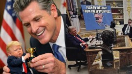 Gavin Newsom mocks Donald Trump with ‘California Peace Prize’ for lasting one full year in office