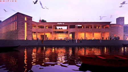 Manikarnika Ghat, Manikarnika Ghat renovation row, Manikarnika, Varanasi, Kashi Vishwanath temple, Lucknow news, Uttar pradesh news, Indian express, Current affairs