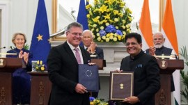 Piyush Goyal, European Union (EU), India-EU FTA, india eu free trade agreement, free trade agreement (FTA), Indian express news, current affairs