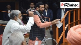 Haryana Chief Minister Nayab Singh Saini and Labour Minister Anil Vij