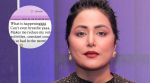Hina Khan air quality