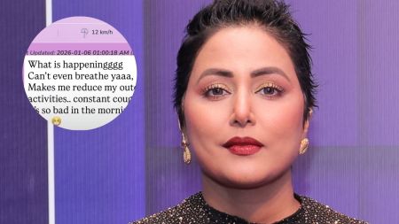 Hina Khan air quality