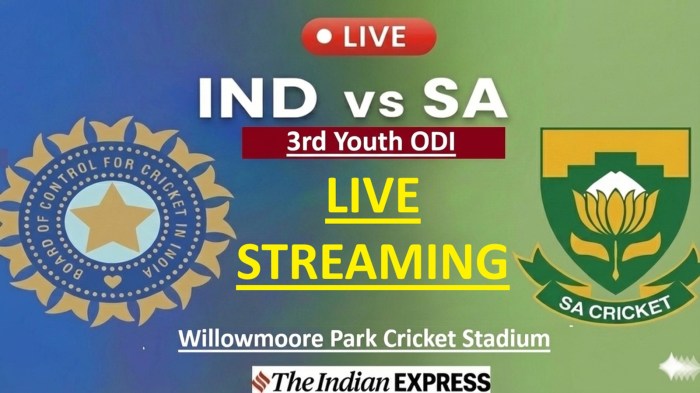Ind vs SA U19 live Cricket Score Streaming Online, 3rd ODI: How to watch India vs South Africa U-19 match live?