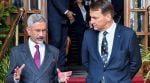 New Delhi, Jan 19 (ANI): External Affairs Minister S. Jaishankar meets Poland's Deputy Prime Minister and Foreign Minister Radosław Sikorski, in New Delhi on Monday. (@DrSJaishankar X/ANI Photo)