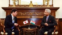 Japanese Foreign Minister Toshimitsu Motegi, Toshimitsu Motegi, india Japan AI Dialogue, S Jaishankar, Jaishankar met Japanese Foreign Minister, India Japan relations, India Japan ties, India Japan partnership, Indian express news, current affairs