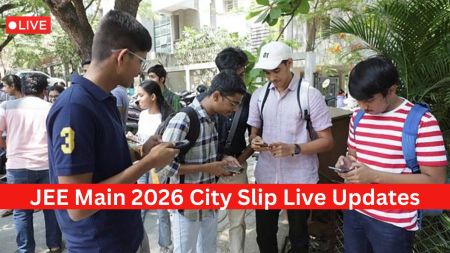 The JEE Main 2026 official website – jeemain.nta.nic.in will make the city intimation slip links active.