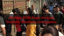 JEE Main 2026 Live updates (Express Photo by Deepak Joshi/ representative image)