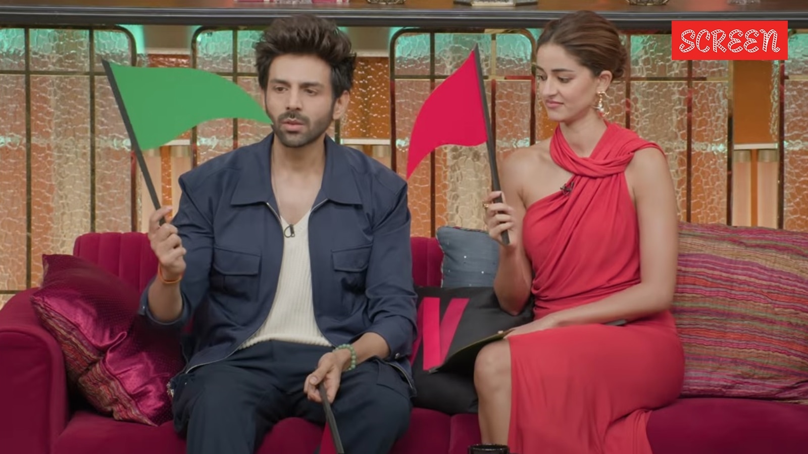 Kartik Aaryan admits to calling his ex girlfriends even after he is in a new relationship, Ananya Panday calls it a red flag: Great Indian Kapil Show