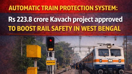 Indian Railways approves Kavach deployment across key routes in West Bengal (Image generated using AI)