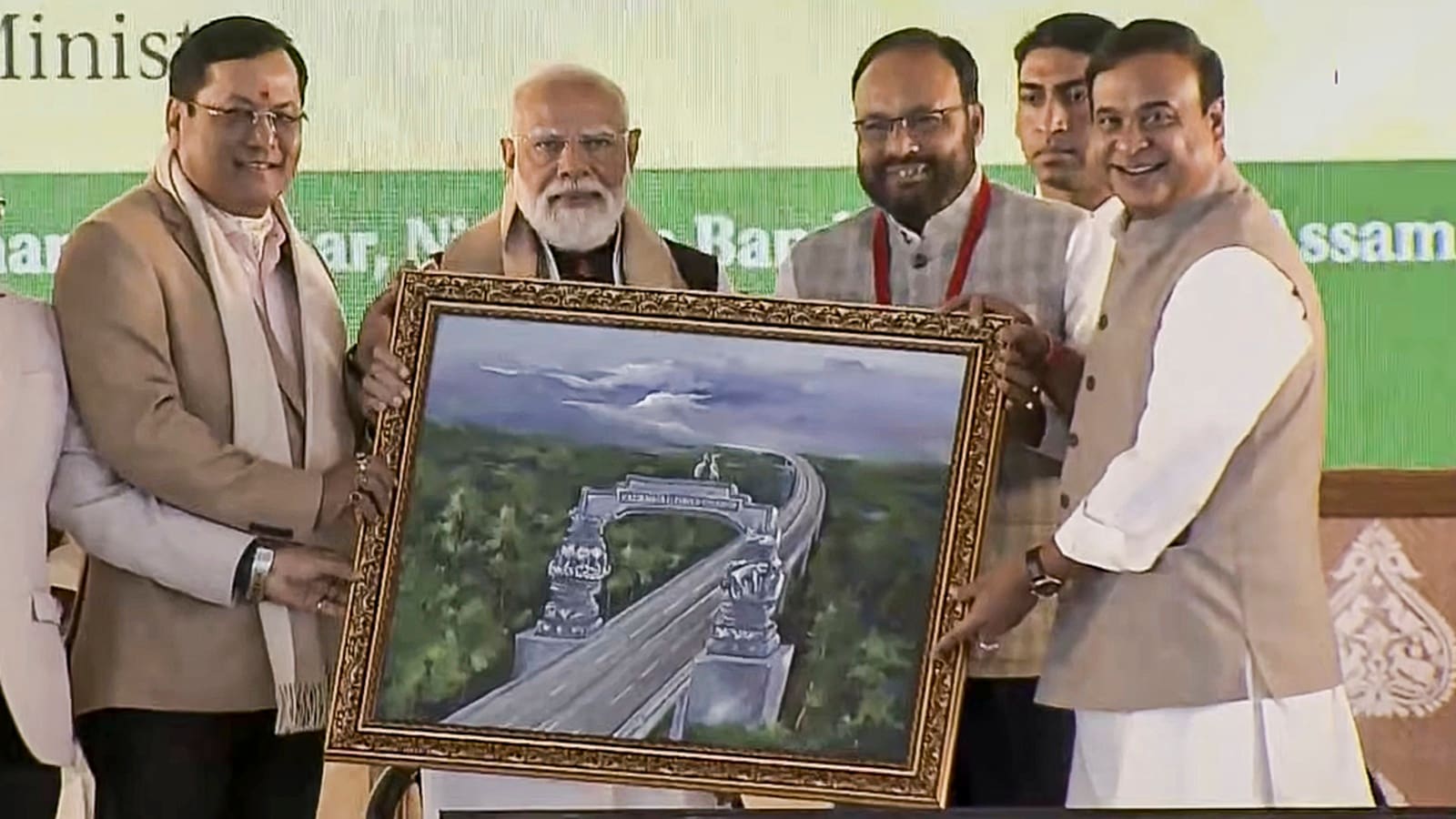 PM Modi lays foundation stone for Kaziranga corridor, flags off 2 Amrit Bharat trains