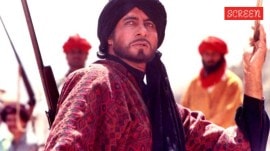 Amitabh Bachchan in a still from Khuda Gawah