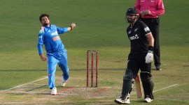 New Zealand batters blunted Kuldeep Yadav in the ODI leg before the T20Is and the subsequent T20 World Cup. (CREIMAS)