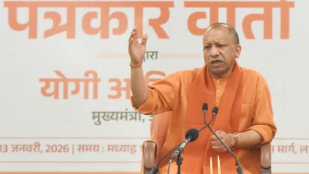 UP CM Yogi Adityanath directed officials to take swift action against illegal land encroachments