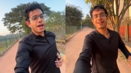 Man runs 26 kms for girlfriend’s 26th birthday viral video