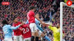 Manchester United FC vs Manchester City FC Live: Both teams failed to score in the 1st half with Harry Maguire coming closest with a header that hit the crossbar. (Photo: AP)