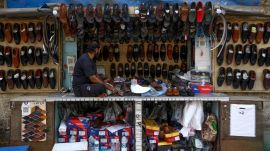 'Mane Shoe Mart' was once a go-to for the merchants and Parsi population that resided along the busy Shamaldas Gandhi Marg. (Express Photos)