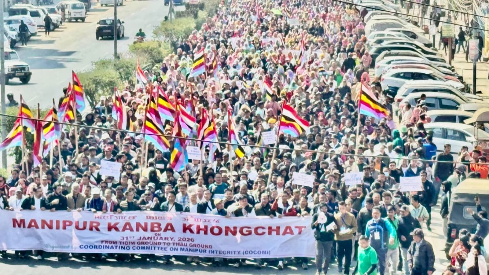 Thousands participate in ‘Save Manipur’ rally, demand resettlement of displaced people, preservation of territorial integrity