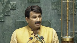MP Manoj Tiwari requested the Delhi Police to conduct a detailed investigation into the matter and ensure strict action against those involved. (File photo)