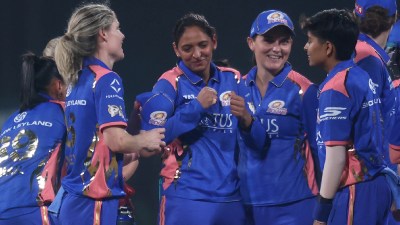 Reigning champions Mumbai Indians (MI) will take on the UP Warriorz behind closed doors on Thursday. (Express photo by Amit Chakravarty)