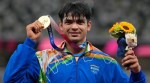 The participation in the National Javelin Day, to commemorate Neeraj Chopra’s Tokyo Olympics gold medal in 2021, has grown sevenfold in just three years — from 700 in 2022 to 4,974 in 2025. (AP File)