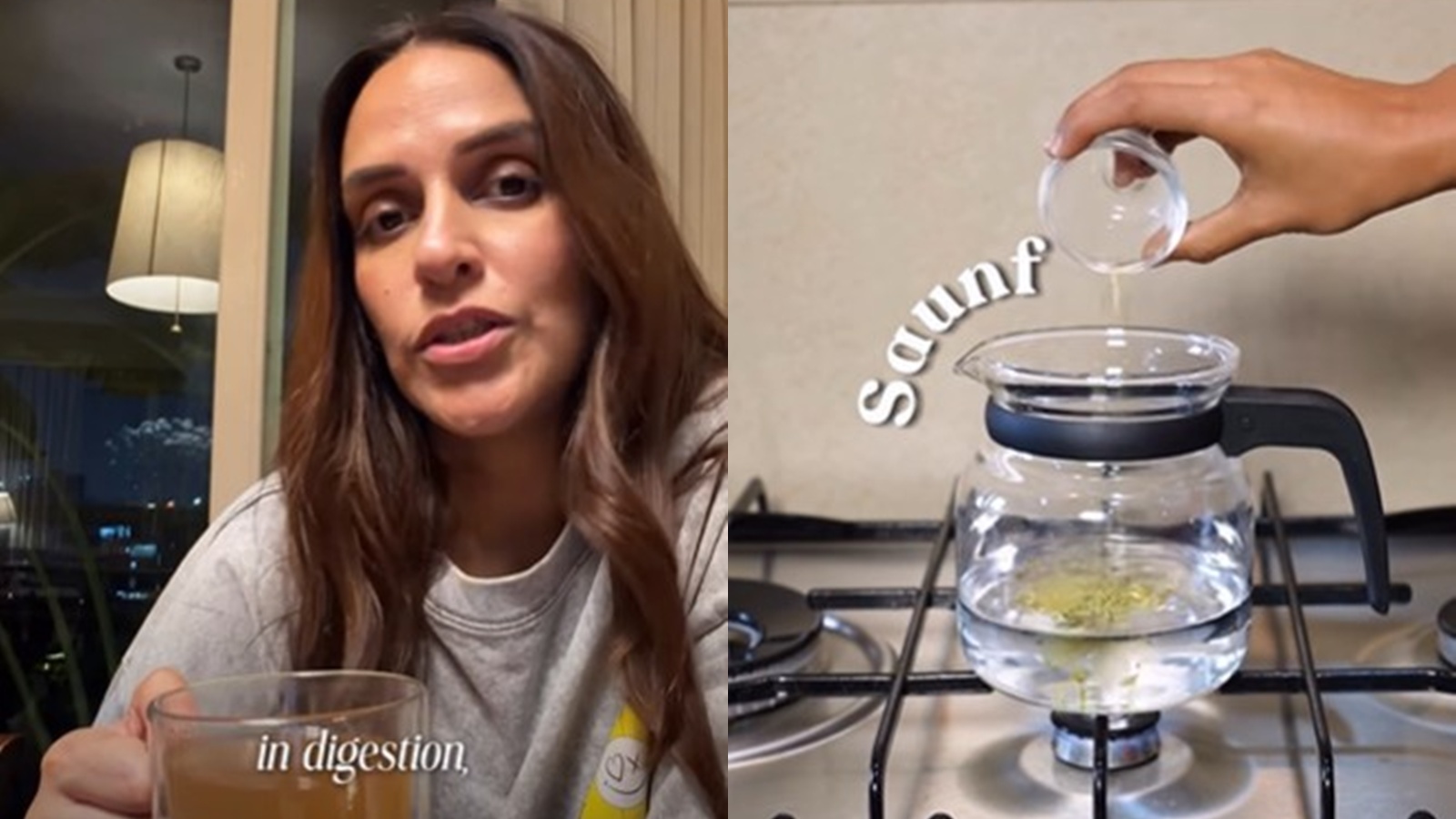 neha dhupia shares her bedtime drink