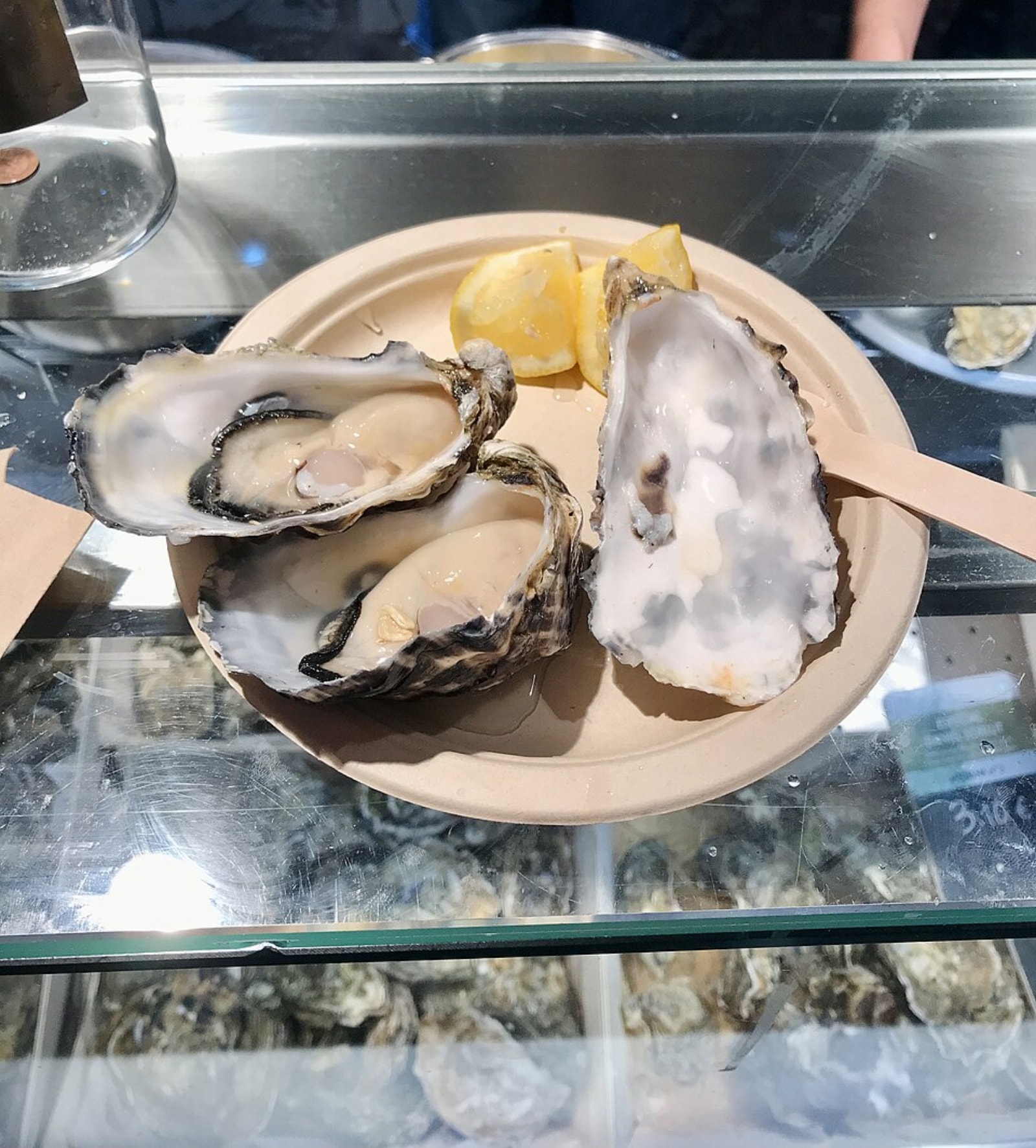 oysters at Mercado de San Miguel in Madrid