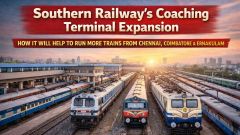 Here’s how Southern Railway’s coaching terminal expansion will help to run more trains from Chennai, Coimbatore & Ernakulam