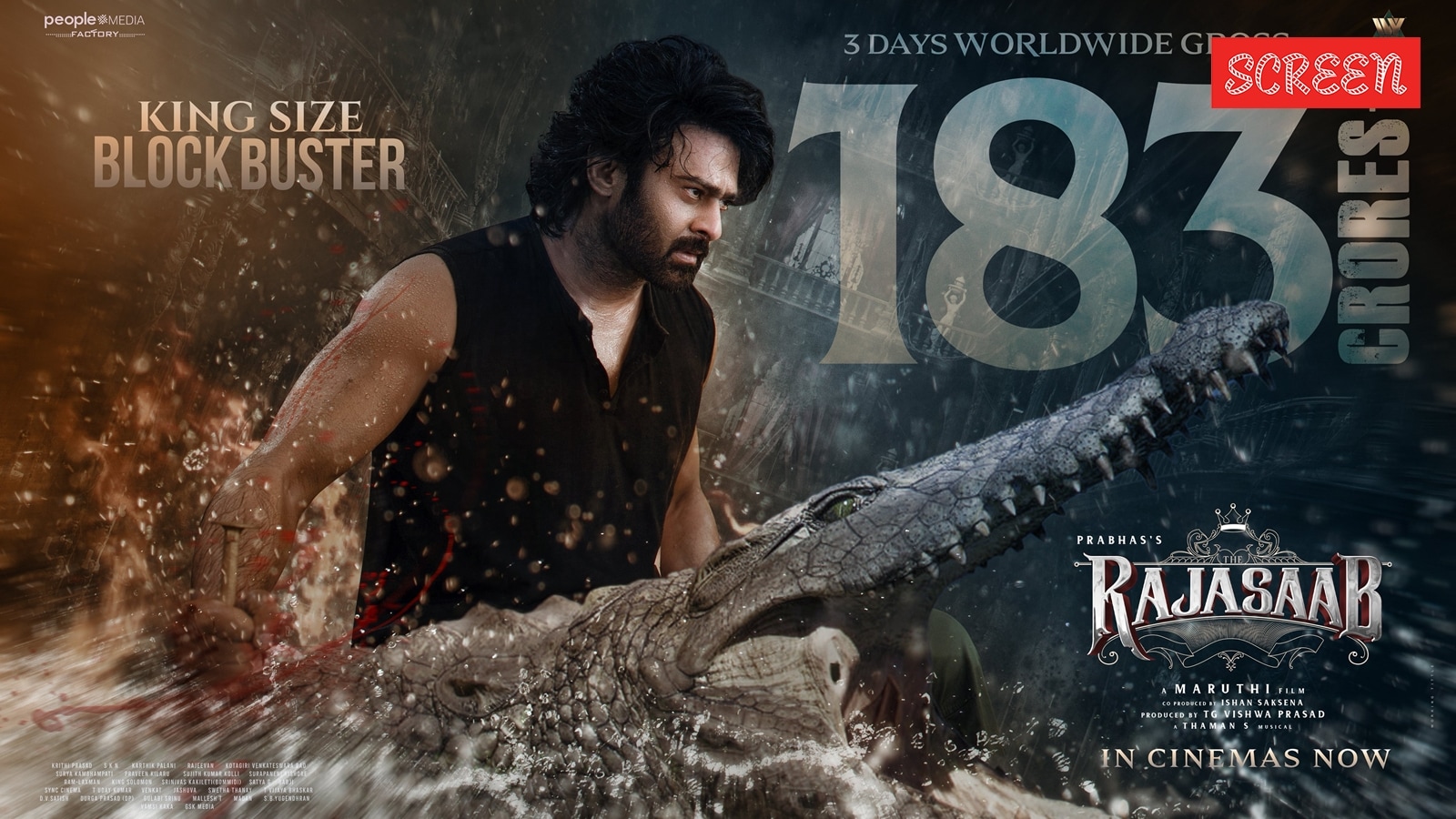 The Raja Saab Box Office Collection Day 3 Update: Prabhas film earns Rs 183 cr worldwide; crosses Rs 5 cr mark in India on Monday