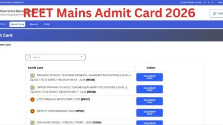 Rajasthan REET Mains Admit Card 2026: Download Link, Official and Alternative Websites