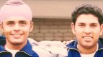 Reetinder Singh Sodhi and Yuvraj Singh during their junior days. (Special Arrangement)