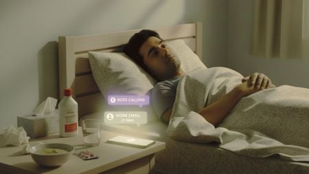 85% of Indian employees face work calls on sick leave or holidays