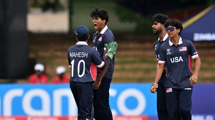 Who is Ritwik Appidi of USA who clean bowled Vaibhav Suryavanshi for 2 runs in the first match of U19 World Cup?