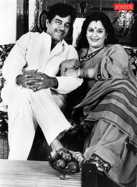 Shatrughan Sinha with wife Poonam Sinha