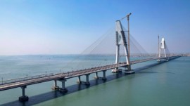 Armed guards on Signature Bridge, Signature Bridge, infrastructure damage, Delhi Public Works Department, delhi news, India news, Indian express, current affairs